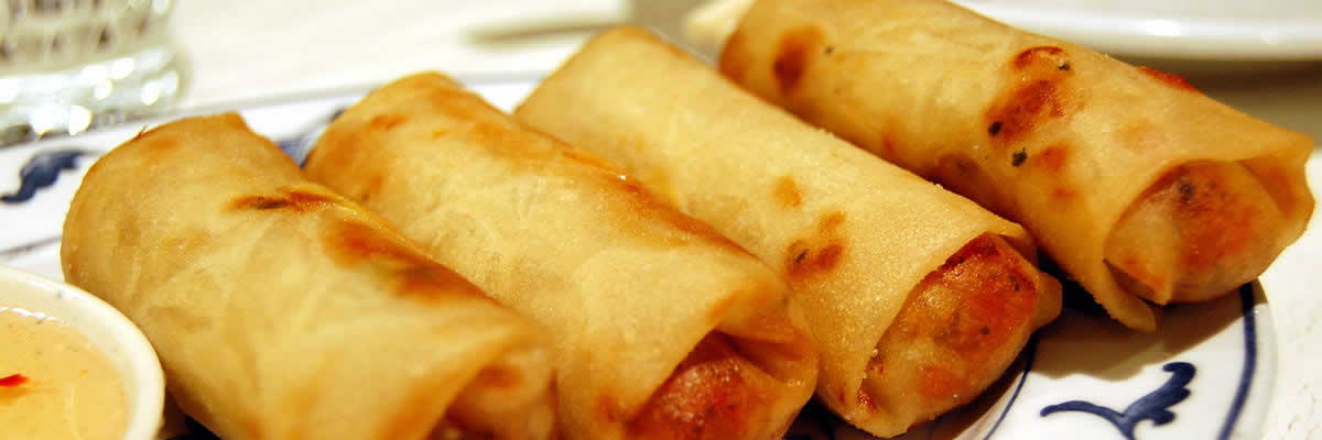 springrolls, kleine loempia's